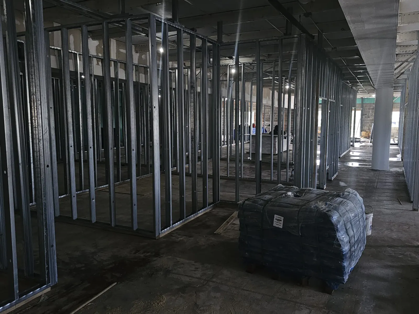 Commercial interior framing